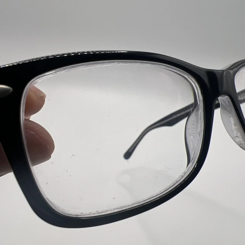 Ray Ban Kids RB1531 3529 48-16-130 Black Clear Flex Hinge Eyeglasses Frames Only